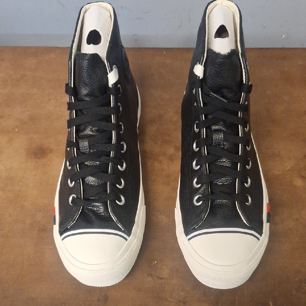 Pro-Keds Black High-Top Leather Sneakers - Casual Men’s Shoes
